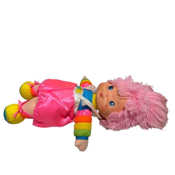 1983 Hallmark Mattel Rainbow Brite Doll Pink Yarn Hair Toy - Picture 7 of 8